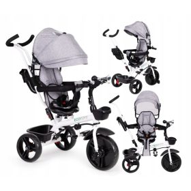    Bicicletta triciclo Ecotoys YM-BT-2 GRIGIO Bianco, Nero, Grigio