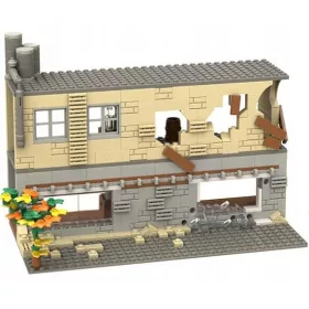    EDIFICIO 0459 - base militare esercito blocchi di piastrelle figure carro armato casa di armi