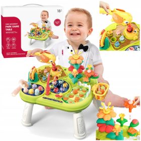    TAVOLO DIDATTICO TAVOLO INTERATTIVO MULTISTOL PESCA A MARTELLO PESCA A STRADA SENSORI PICCOLI