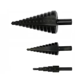    YATO SET DI PUNTE A GRADINI CONICI HSS4241 PER METALLO, 3 PZ. 4-38 mm