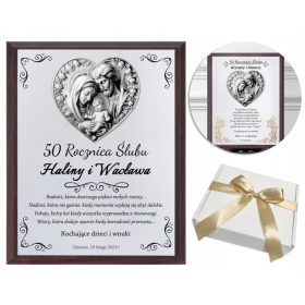    ANNIVERSARIO DI MATRIMONIO GIUBILEO 10 25 40 45 50 SOUVENIR REGALO IN SCATOLA DECORATIVA