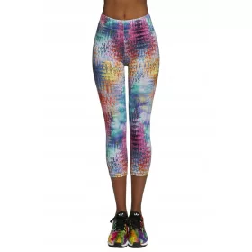    949 Leggings Sportivi 3/4 Fantasia Bas Bleu Tessera70 200DEN 5/XL
