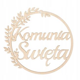    Acchiappasogni con motivo della Santa Comunione, decorazione in legno