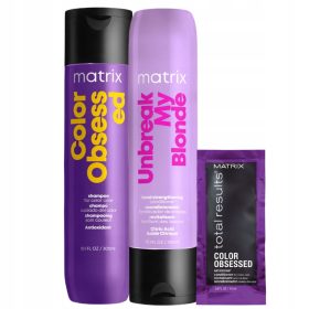    Matrix Set Color Obsessed + Unbreak My Blonde: shampoo, balsamo 300ml