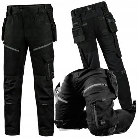   Pantaloni da LAVORO da uomo, FLESSIBILI COME SNICKERS STRETCH 4K, ESTREMAMENTE RESISTENTI