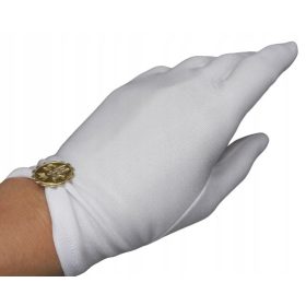    Guanti da comunione. Guanti Alba. Guanti da comunione IHS oro