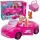  SET BAMBOLA CON AUTO CUCCIOLO CARINO CESTO DA PICNIC ROSA