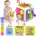  Cubo educativo, giocattolo sensoriale, massaggiagengive, 7in1