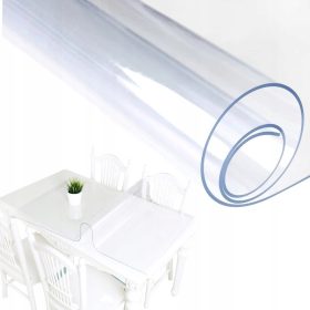   Grande Tappetino Trasparente da Scrivania 120x60 cm, Protezione Antiscivolo