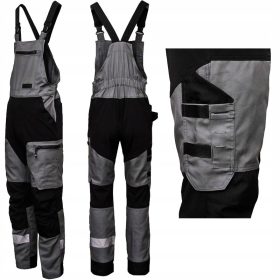   Pantaloni da lavoro flessibili Salopette ULTRA ELASTICIZZATA IN 4 VIE SUPER FORTE!