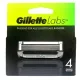  Cartucce per rasoio Gillette Labs 4 pz.