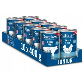    Butcher's Original Junior, cibo per cani, mix di sapori 10x400g