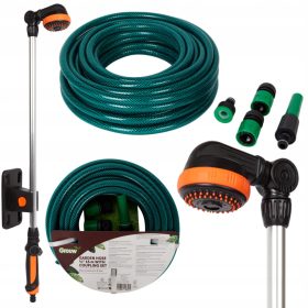    Irrigatore per doccia da giardino 2in1 + Tubo da giardino Grouw 15 m