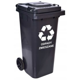   Contenitore, secchio, contenitore in plastica Gockowiak 120l nero