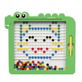    Dino Board – una lavagna magnetica con dischi di mosaico Montessori MagPad
