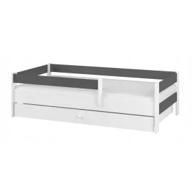    Letto per bambini SIMPLE BABY BOO 160x80 CASSETTI bianco antracite