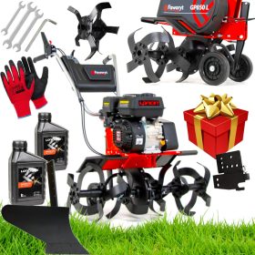    Motozappa Favorit PRO 86 cm 4100 W 9,5 HP + ARATRO PER FRESA TIRANTE UNIVERSALE GLOBE CON REGOLAZIONE FORTE GLOBSTAL