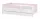  SIMPLE BABY BOO lettino per bambini 160x80 CASSETTO materasso BIANCO LISCIO ROSA