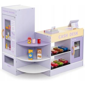    Registratore di cassa per bambini, supermercato con distributore automatico