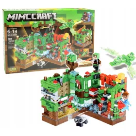  Minecraft BLOCCA ben 501 elementi DRAGON BASE 2xLED