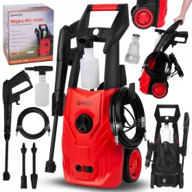   Idropulitrice Maltec 120 bar 1400 W + PISTOLA LANCIA REGOLABILE + KIT IDROPULITRICE TURBO