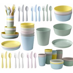    STOVIGLIE PIATTI PER BAMBINI POSATE IN PLASTICA CIOTOLE PIATTI BICCHIERI