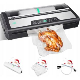   Macchina sottovuoto + sacchetti, acciaio inox, modalità secco e umido