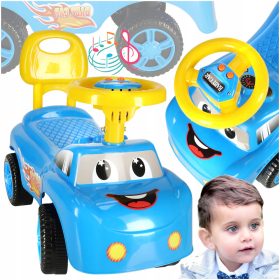    PULSANTE PER BAMBINI AUTO CON CLACSON SONORO AUTO SORRISO + adesivi Classic EcoKidWood 1 pz.
