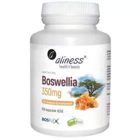   Aliness Boswellia 350 mg - 100 Capsule Vegetali per il Supporto delle Articolazioni