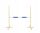  Ostacolo per Hobby Horse 120 cm, tubo 50 mm, blu
