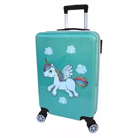    VALIGIA UNICORNO CAVALLO UNICORNO CON RUOTE PER BAMBINI COD. VIAGGIO