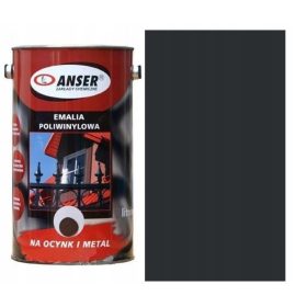   VERNICE PER TETTO, zincato, alluminio, LAMIERA, grigio antracite, RAL 7016, semiopaco, 5 L