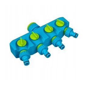    Connettore per rubinetto a 4 vie con filettatura interna da 3/4"-1".