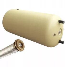    GALMET Scambiatore di calore con doppia batteria tipo U 140 l 21-144800