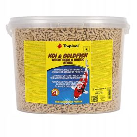    Tropical Koi & Goldfish Germe di grano e bastoncini d'aglio mangime per pesci 11 l