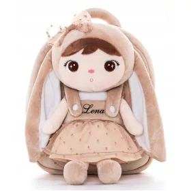  Zaino Metoo Coniglio Beige con Fiocco