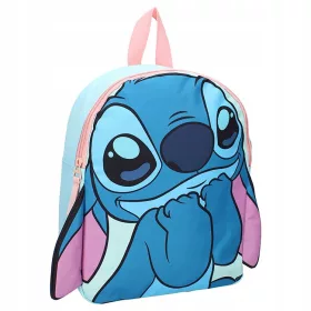    Zaino asilo monoscomparto Lilo e Stitch Vadobag per bambina Sfumature di blu, Sfumature di rosa, Multicolor