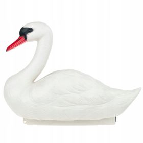    FIGURA DI CIGNO IN PLASTICA FIGURINA GALLEGGIANTE PER STAGNO