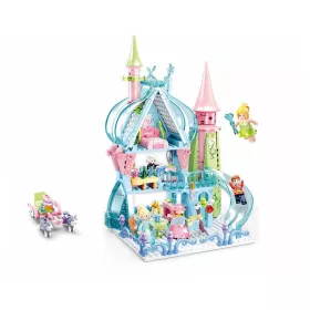    Blocchi Sluban Zamek 447 pz. + Certificato "Super Block Constructor".