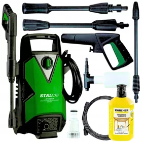  Idropulitrice Stalco 180 bar 1500 W + Kärcher liquido 1l pulizia multifunzione