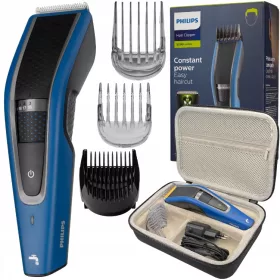    Tagliacapelli Philips Serie 5000 + Custodia per tagliacapelli e rasoi Nelips, nera