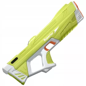    La pistola ad acqua elettrica assorbe automaticamente l'acqua. Giocattolo estivo - verde