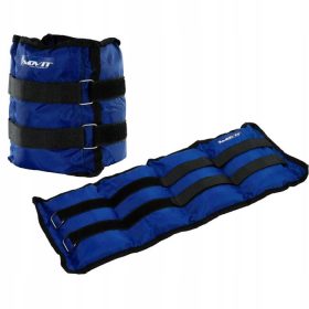  Pesi per esercizi braccia e gambe Movit 2 pz x 4 kg