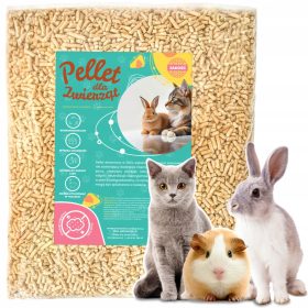    LETTIERA IN LEGNO PELLET PER GATTI MAIANI CRICCI CONIGLI ANIMALI 20KG XL