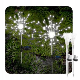    LAMPADA SOLARE LED PENSILE ALBERO DANDELAND FUOCHI D'ARTIFICIO BIANCO 150LED 2PZ