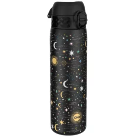    BOTTIGLIA NERA PER GIOVANI IN ACCIAIO INOSSIDABILE STELLE COSTELLAZIONI ION8 600 ml