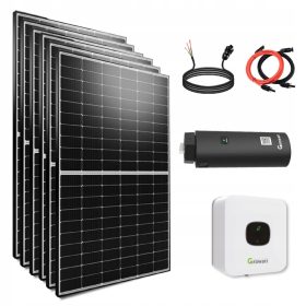   Kit balcone completo da 3000 W con inverter Growatt 3 kW e chiavetta WIFI