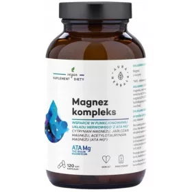   Aura Herbals Magnesio Completo per il Sistema Nervoso, 120 Capsule, Supplimento Alimentare