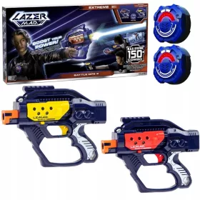    PAINTBALL FUCILE LASER PISTOLA A INFRAROSSI LAZER MAD SET DA 2