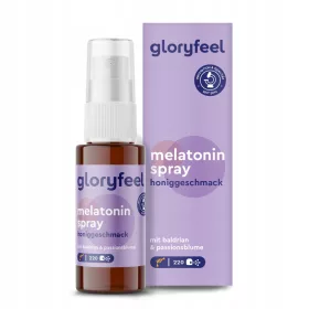  Spray Melatonina e Vitamine B - gloryfeel 30ml, Vegan, Ideale per il Sonno